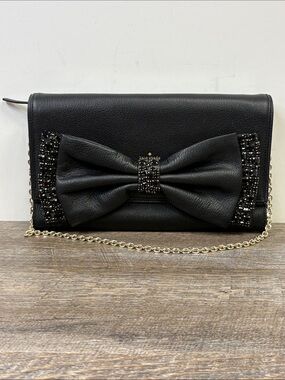 Kate Spade Manor Place Shea Bow Clutch / Evening Bag